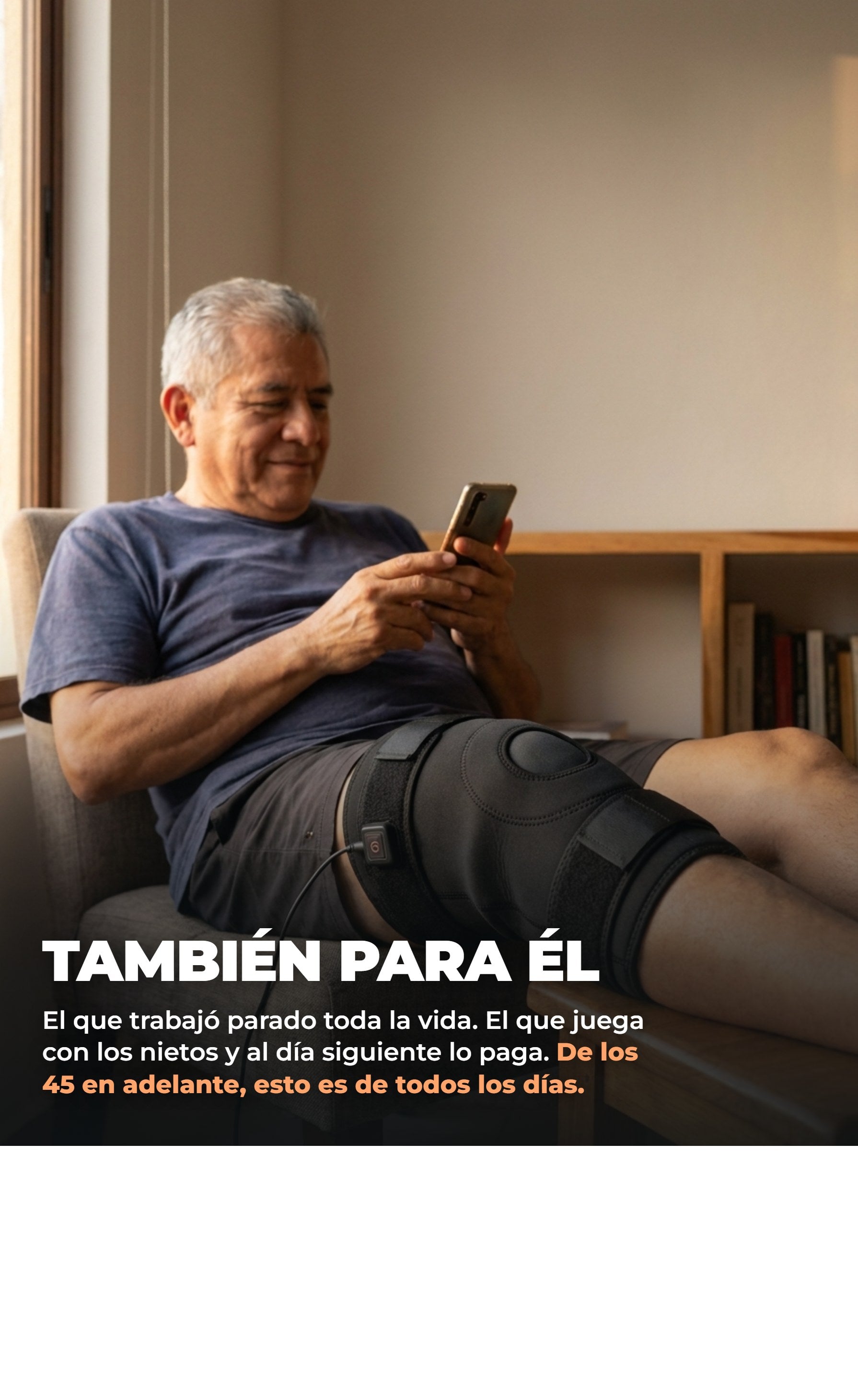 También para él